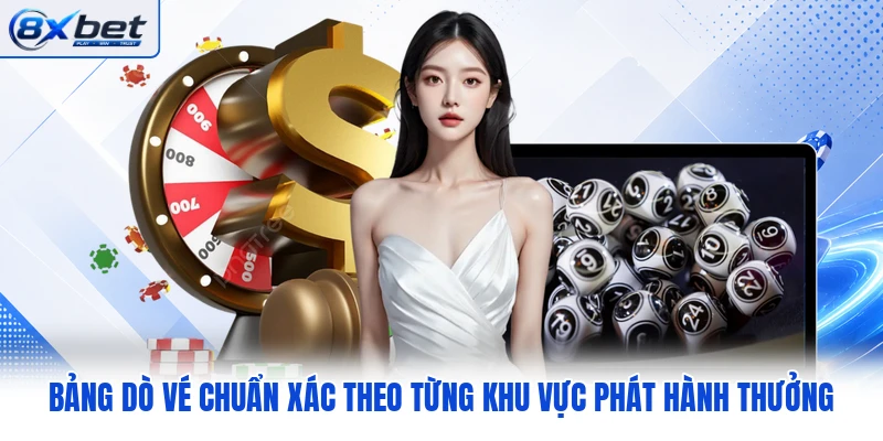 Bảng dò vé chuẩn xác theo từng khu vực phát hành thưởng Bảng dò vé chuẩn xác theo từng khu vực phát hành thưởng